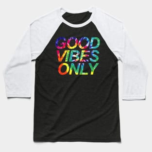 Rainbow Good Vibes Baseball T-Shirt